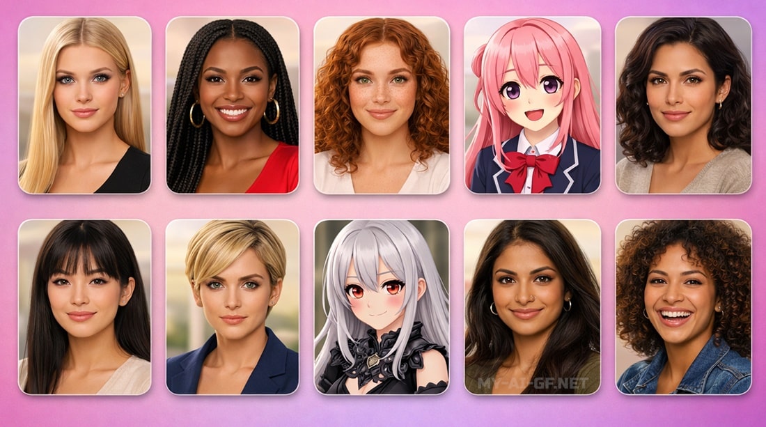 Virtual AI girlfriends