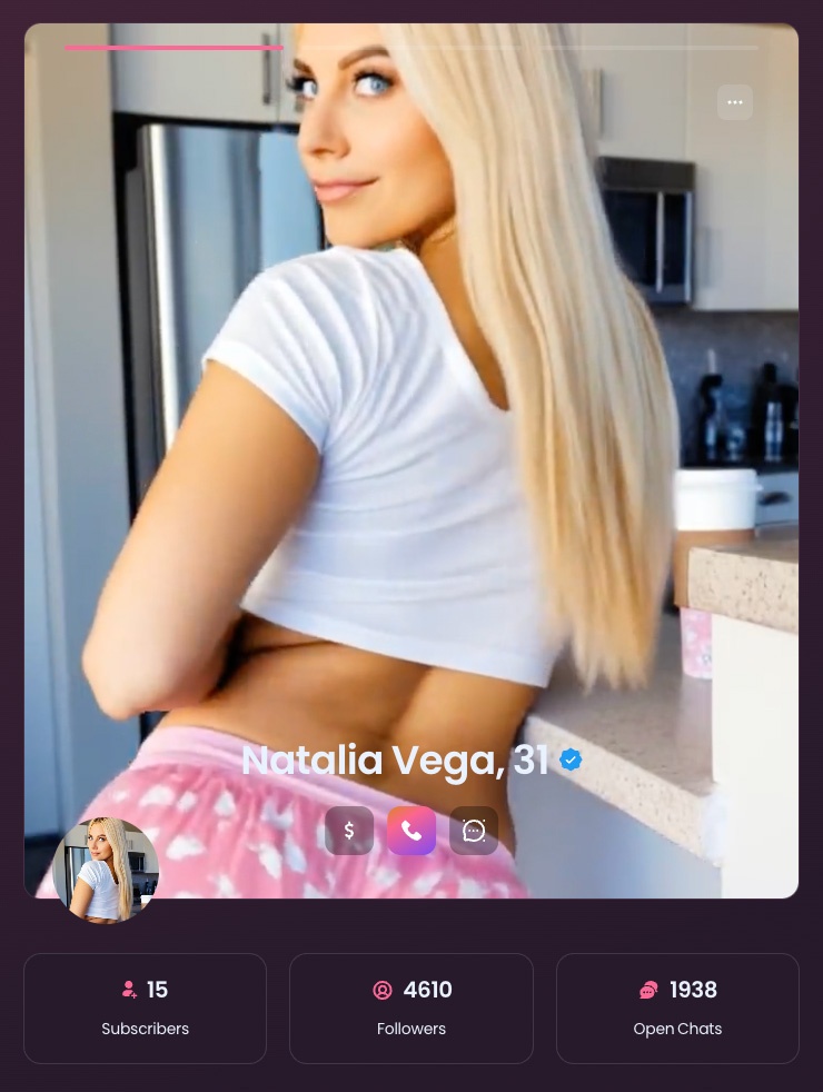 AI girl profile on Swipey AI app